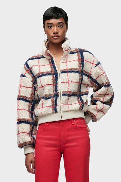 Hudson Hook & Eye Sherpa Jacket - - M, Cream