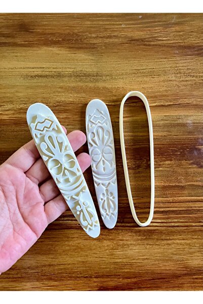 Volala Afrika Mask Model-3 Polimer Kil / Seramik Çamuru Kalıbı -14 cm