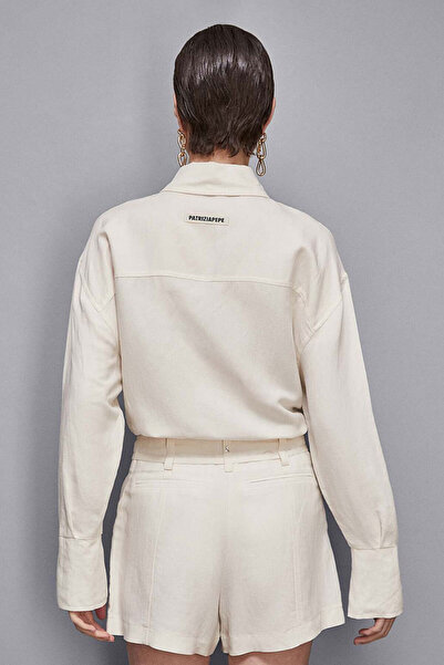 Patrizia Pepe REGULAR-FIT SHIRT - - 44, CREAM