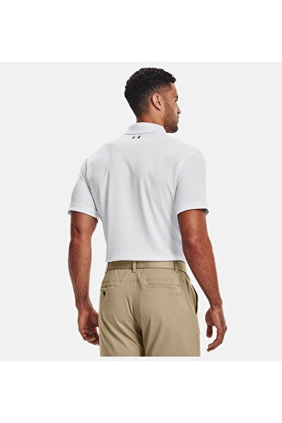 Under Armour Чоловіча футболка з коміром-поло Tech White 1290140-100