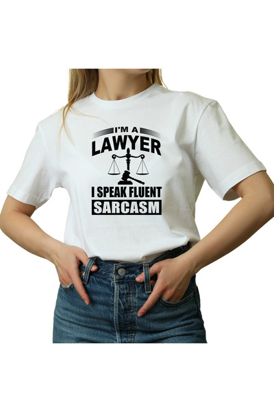 OEM Tricou personalizat pentru avocati, alb, marimea M