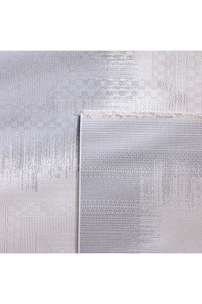 Danube Home Luxura Artsilk Modern Contemporary Rug Acrylic Area Rug Floor Covering L300xW200cm-Blue
