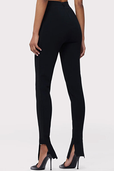 Herve Leger Split Panelled Tights - - S, Black