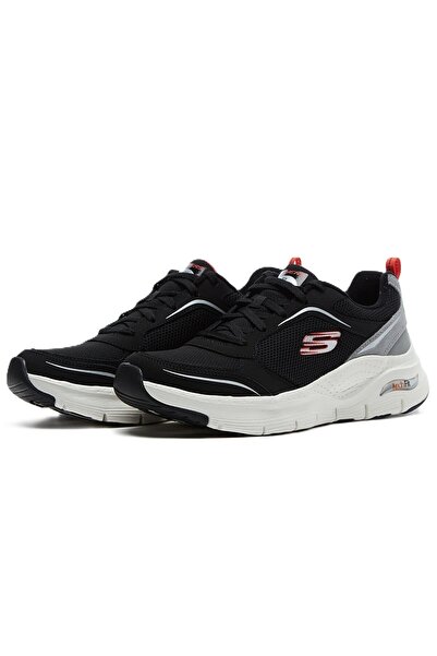 SKECHERS Arch Fit Gentle Stride Leather Womens Sneaker Hakiki Deri Kadın Günlük Spor Ayakkabı Siyah