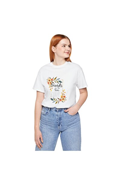 OEM Tricou bumbac, Friends, pentru cea mai buna prietena, marimea M, alb