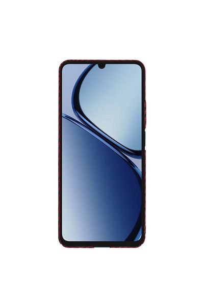 Techsuit Case for Realme C63 / C61 - Techsuit Carbonite FiberShell - Red