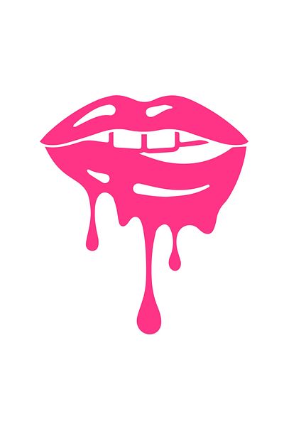 INOVATIX Set de 8 bucăți, autocolant Sensual Lips Lip Biting, INOVATIX®. 6 cm