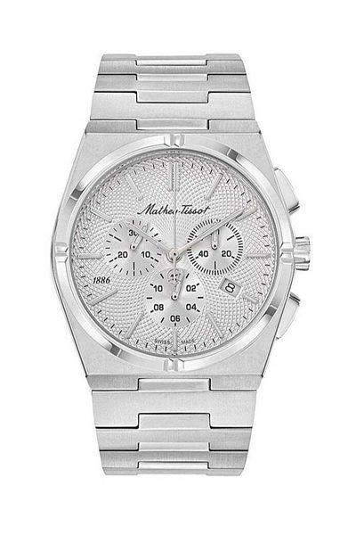 Mathey-Tissot Zeus Chronograph Quartz Silver Dial Men's Watch