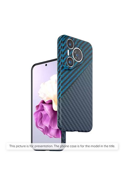 Techsuit IPhone 13 Pro Max Case - Techsuit Carbonite FiberShell - Blue Pulse