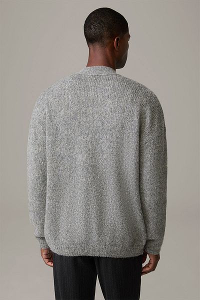 STRELLSON CARDIGAN Ash-J - STRELLSON - S, GRAY