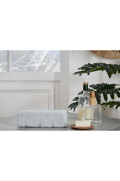 Özdilek Sadem Organic Stripe Hand and Face Towel 50X90 cm