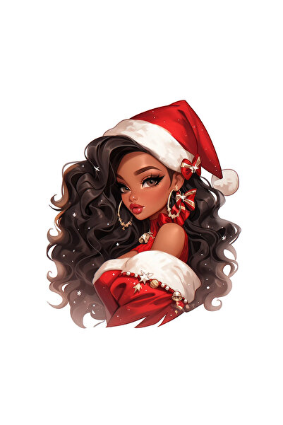 INOVATIX Set de 8 bucăți, autocolant buze brunete sexy de Crăciun, INOVATIX®....