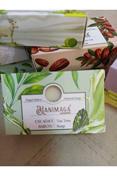 hanımağa akdeniz Doğal Çay Ağacı Sabunu 100 Gr. (Akne ve Leke Karşıtı)