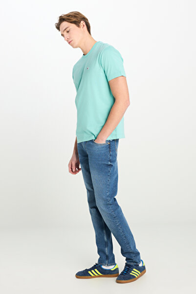 Lee Regular Fit Regular Cut Crew Neck Cotton Island Tea T-Shirt