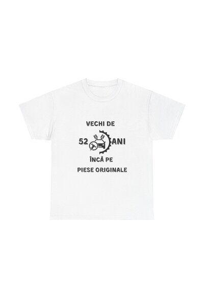OEM Tricou personalizat barbati, negru, 52 ani si inca pe piese originale pen...