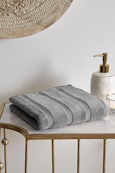 Özdilek Sadem Organic Stripe Hand and Face Towel 50X90 cm
