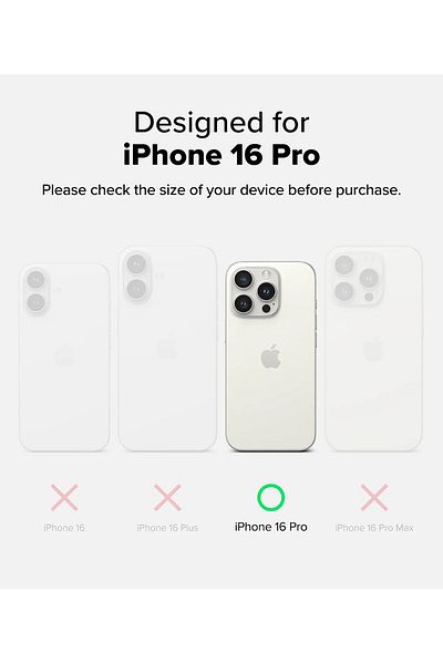 Ringke iPhone 16 Pro Case Cover | Macaron Silicone Magnetic Series | White