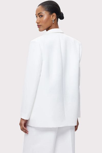 Herve Leger JACĂ ȚESUTĂ PENTRU DAMĂ - HERVE LEGER - 2, ALBĂ