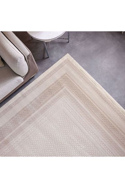 Danube Home Modern Mose Rug Polypropylene + Polyester Area Rug Floor Covering L230xW160cm-White Multi