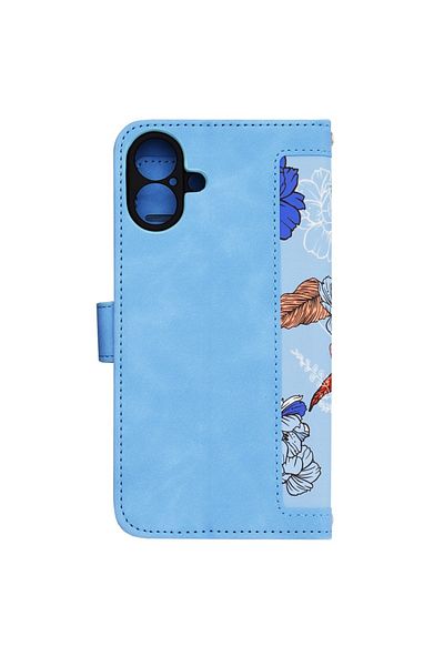 Techsuit Husă pentru iPhone 16 Plus - Techsuit FlipCraft - Albastru Vibrant