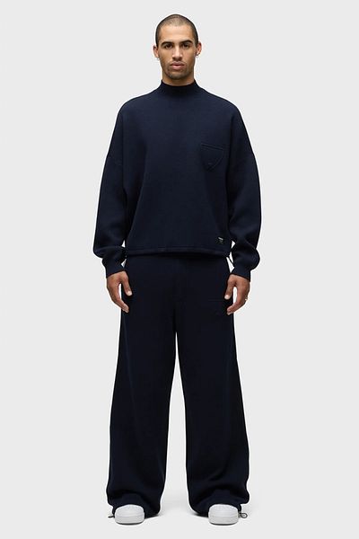 Hudson JRUE KNIT PANTS - HUDSON - M, NAVY