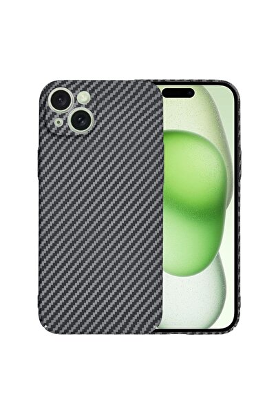 Techsuit Husă pentru iPhone 15 Plus - Techsuit Carbonite FiberShell - Neagră