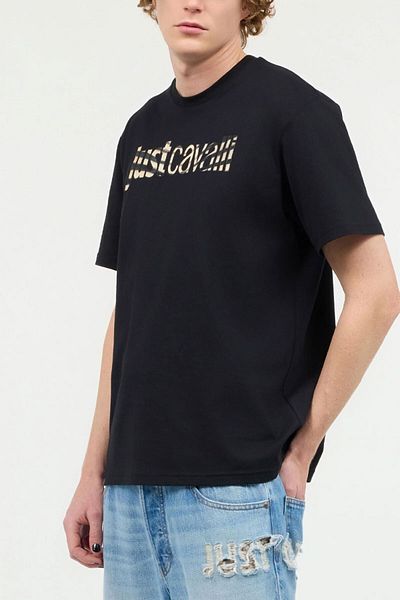 Just Cavalli OVERSIZED T-SHIRT - JUST CAVALLI - M, BLACK