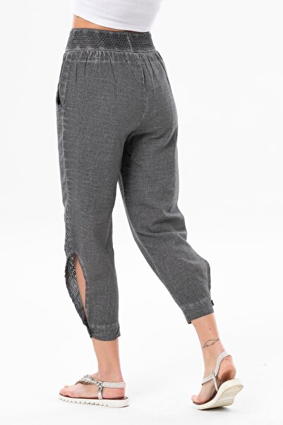 Eliş Şile Bezi Şile Bezi Esma Tied Summer Shalwar Smoked Fm