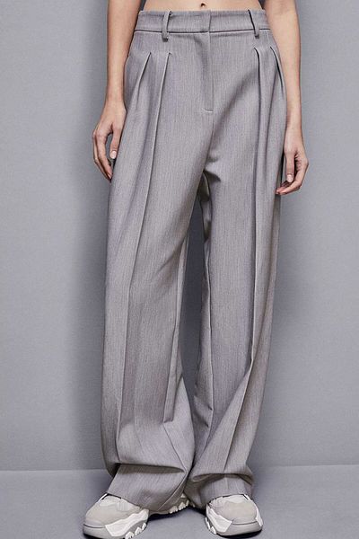 Patrizia Pepe Oversized Pants - - 48, Grey