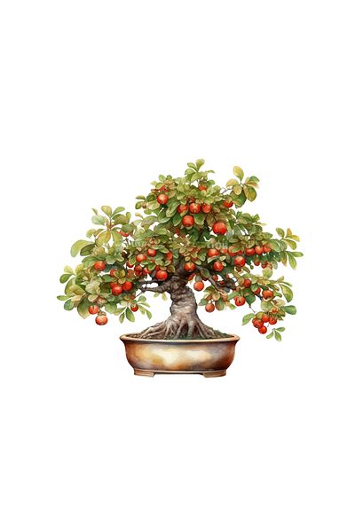 INOVATIX Set de 8 piese, autocolant Bonsai Lorelai, INOVATIX®. 6 cm