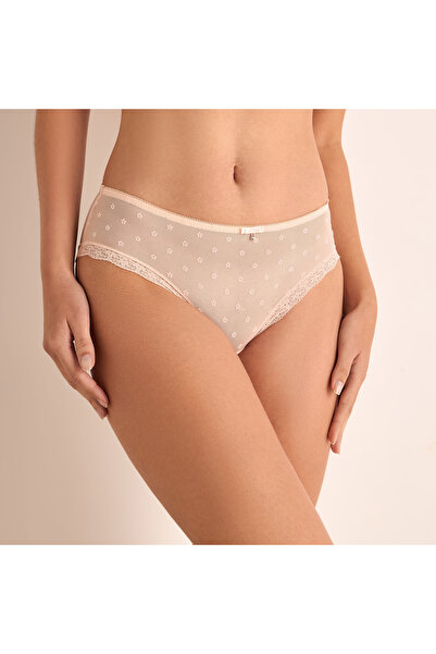 FAV Lace Detail Cheekster Briefs with Elasticated Waistband