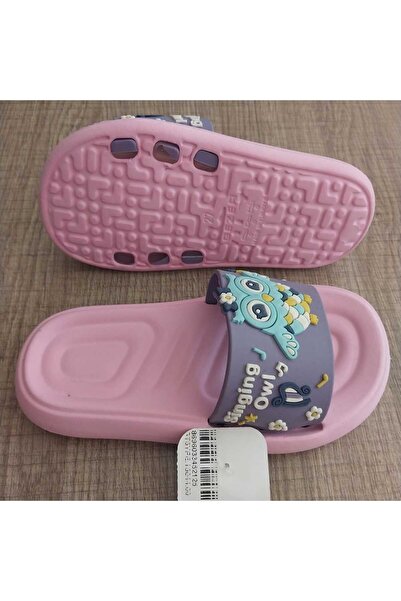 GEZER Yazlık Kız Çocuk Eva Banyo Havuz Plaj Terlik