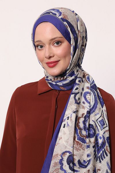 LuvenSara Patterned Silk Shawl