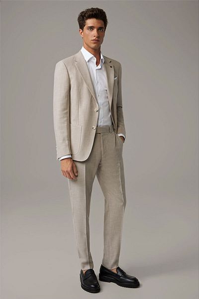 STRELLSON Trousers 11 Melwin 12 - - 50, Beige