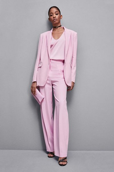 Patrizia Pepe CLASSIC HIGH WAIST TROUSERS - PATRIZIA PEPE - 38, PINK