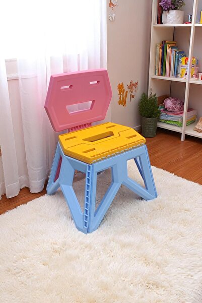 intoku Katlanır Çocuk Koltuğu Lüx Sert Plastik Sandalye Çocuk Oyun Sandalyesi...