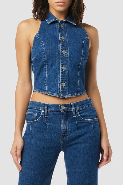 Hudson THE HALTER VEST - HUDSON - BLUE, M