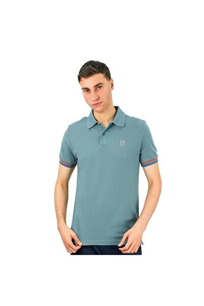 Giordano Men's Performance Polo: Classic Piqué, Tipped Collar, Embroidered De...
