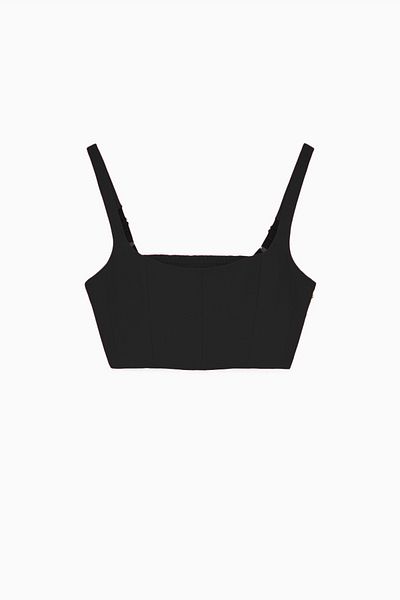 Patrizia Pepe TOP TYPE BUSTER - PATRIZIA PEPE - 44, NEGRU