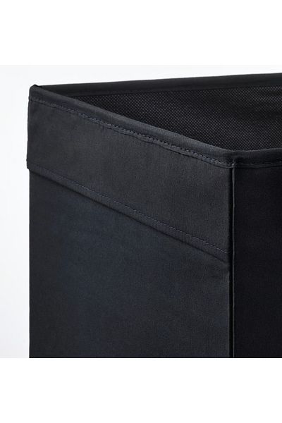 IKEA Black Fabric Storage Box – 33x38x33 cm, Fits KALLAX Shelf Units