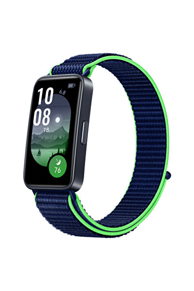 Dexmon Huawei Band 8 / 9 / 10 Uyumlu Hasır Örgü İnce Kumaş Cırtlı Kordon Bile...