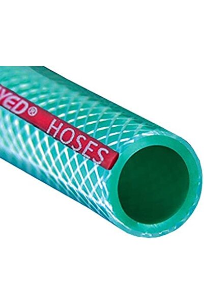 ALAYED خرطوم حديقة كريستالي مزدوج التوصيل، 1/2 بوصة، 50 متر