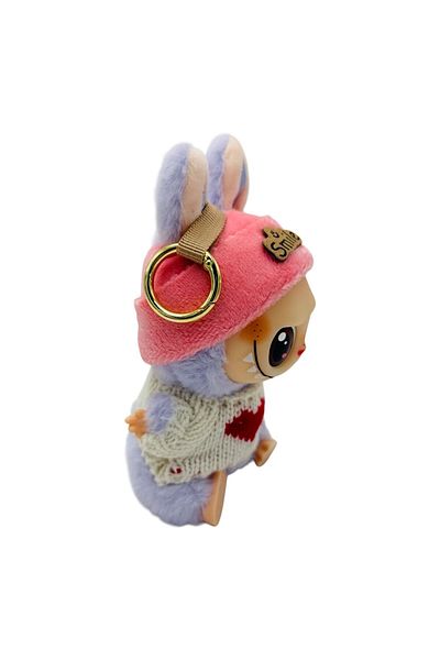 BaoBao Labubu 15cm multicolor – plus adorabil cu bluza si bendita, vibe fresh si cool BaoBao