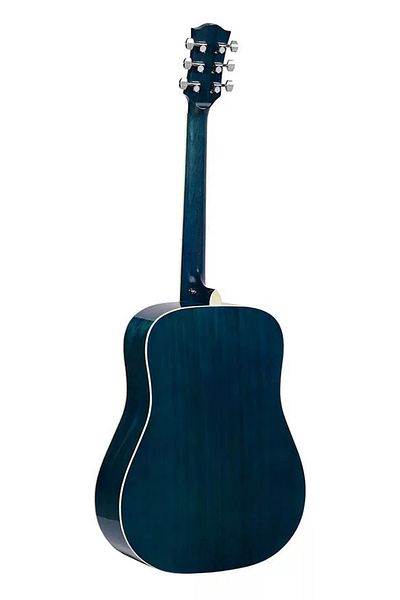 Richwood RD12BUS, acoustic guitar, blue sunburst finish