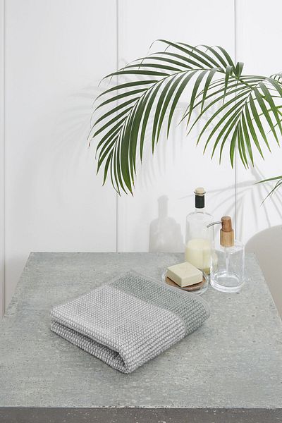 Özdilek Sadem Organic Plaid Hand and Face Towel 50X90 cm