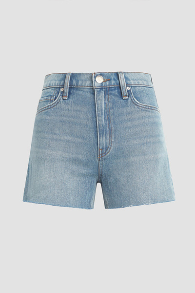 Hudson PANTALONI ȘORT HARLOW CU TALĂ ÎNALTĂ - - 23, ALBASTRU