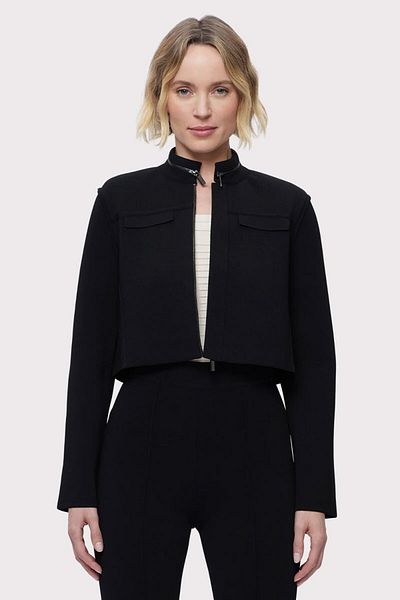 Herve Leger JACĂ MILANO CROPPED - HERVE LEGER - NEGRU, M