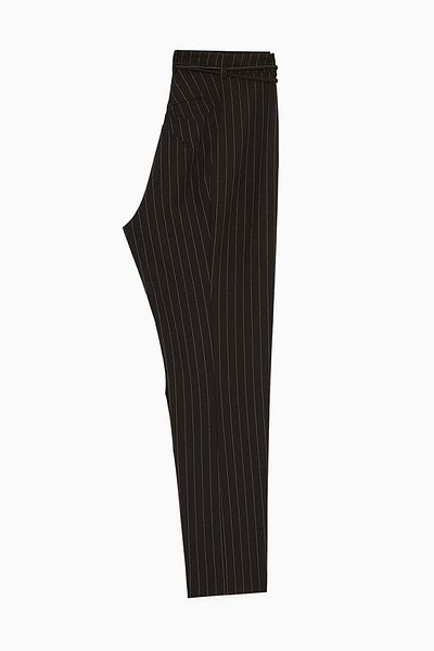 Patrizia Pepe Stripes Printed Pencil Pants - - 46, Black