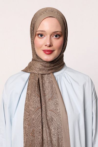LuvenSara Patterned Silk Shawl