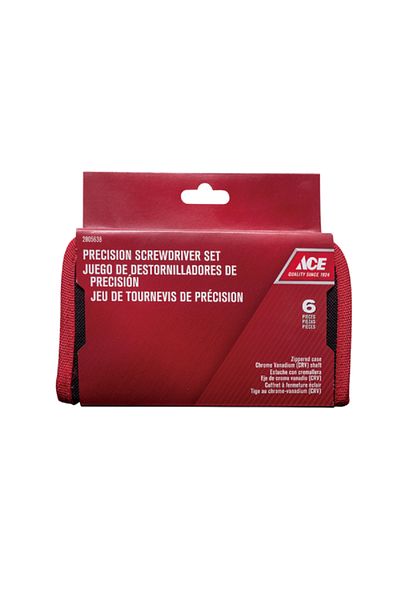 ACE 6-Piece Precision Screwdriver Set Multicolor